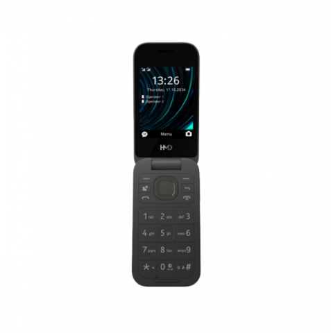 Mobilus telefonas HMD 2660 FLIP 4G TA-1711 Dual Sim juodas